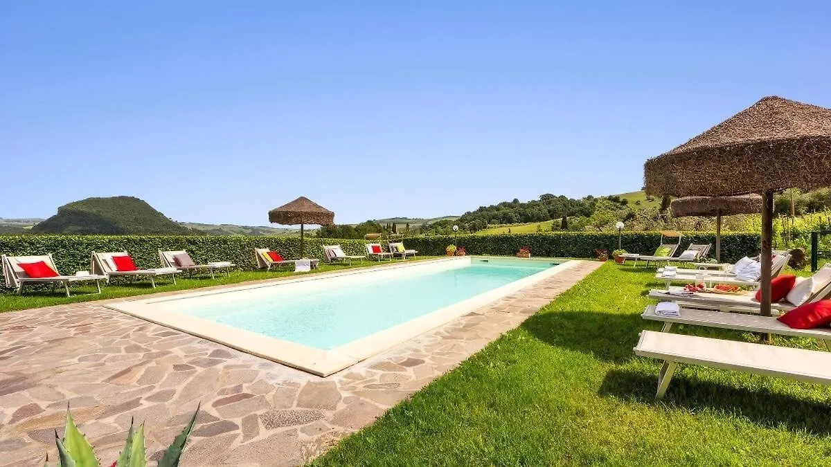 Luxury Podere Colonica- Privacy, Exclusive View Volterra